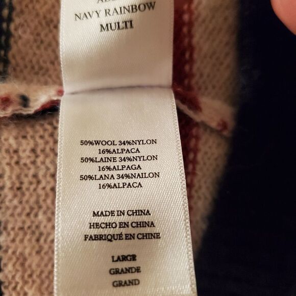 Rails Adela Striped Sweater sz Large - Picture 12 of 13